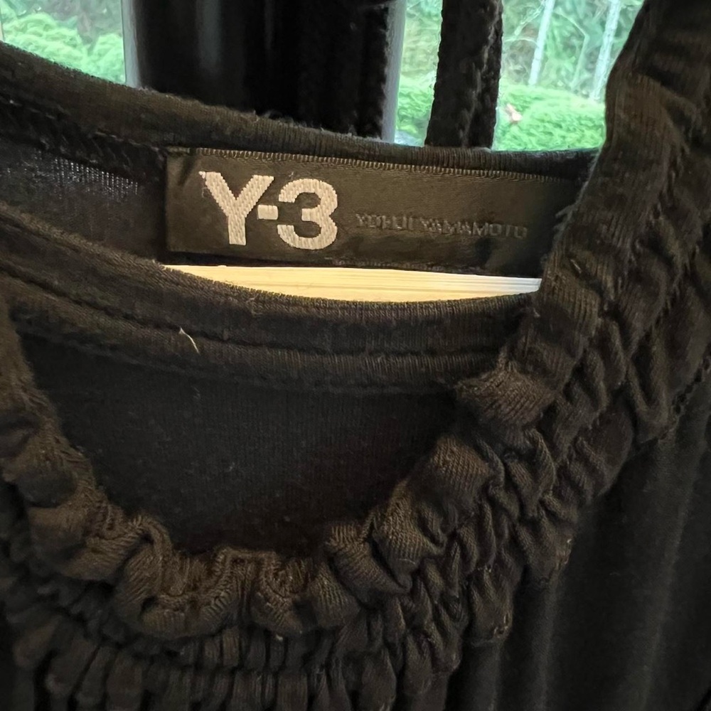 Y-3 Yohji Yamamoto Adidas Layered Tee black vintage M 2008 sportswear - Picture 11 of 14